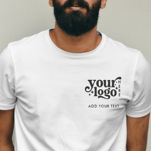 Logo simple et texte Entreprise T-shirt