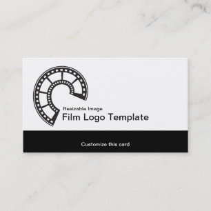 Logo Simple Media Filmstrip Visitekaartje