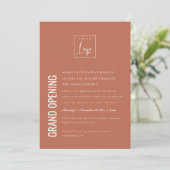 Logo simple minimal Business Grand Invitation d'ou (Debout devant)