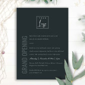 Logo simple minimal Business Grand Invitation d'ou