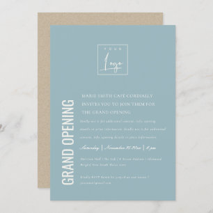 Logo simple minimal Business Grand Invitation d'ou