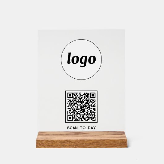 Logo simple numérisation de code QR pour Pay Busin (Recto)