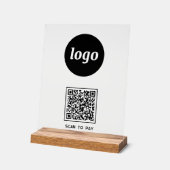 Logo simple numérisation de code QR pour Pay Busin (Angle)