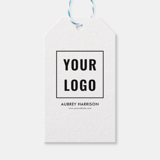 Logo Simple Professional Cadeaulabel (Voorkant)