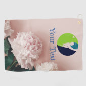 Logo simple serviettes de golf (Horizontal)
