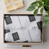 Logo Sjabloon Business Company Packaging White Tissuepapier (Geschenk)