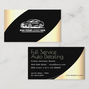 Logo Sjabloon Licht Goud Elegant Professioneel Visitekaartje