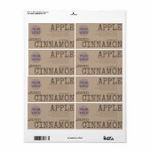 Logo Sjabloon Zeep Product Packaging Stylish Messa Etiket (Full Sheet)