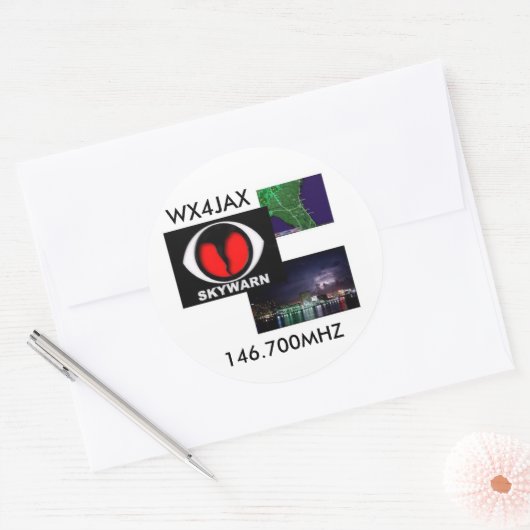 logo skywarn, Sticker (Enveloppe)