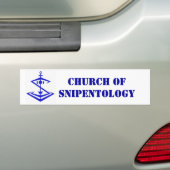 logo, Snipentologiekerk Bumpersticker (Op auto)