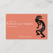 Logo Sothwestern Carte de visite Kokopelli (Devant)