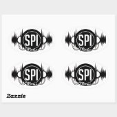 Logo SPIMUSICINC noir - Sticker (Feuille)