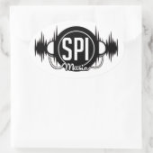 Logo SPIMUSICINC noir - Sticker (Sac)