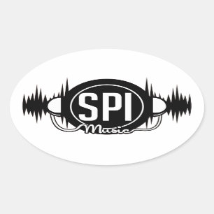 Logo SPIMUSICINC noir - Sticker