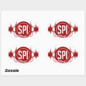Logo SPIMUSICINC Rouge - Sticker (Feuille)