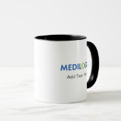 Logo standard MEDILOGIX Coffee Mug Ajouter du text (Devant droit)