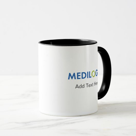 Logo standard MEDILOGIX Coffee Mug Ajouter du text (Devant droit)