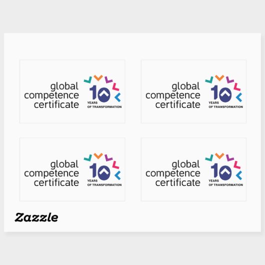 Logo Sticker GCC 10th Anniversay! (Feuille)