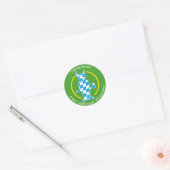 logo_sticker_gruen ronde sticker (Envelop)