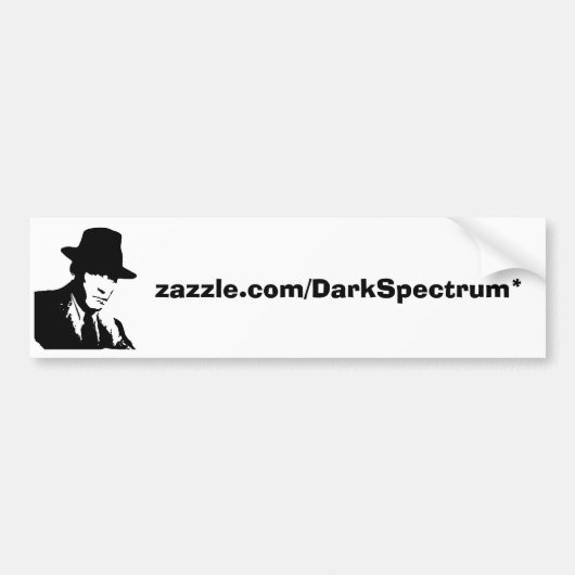 Logo Sticker "zazzle.com/DarkSpectrum*" (Voorkant)