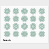 logo stickers for packaging, custom business (Feuille)
