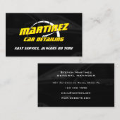 Logo-stijlsnelheidsmeter Visitekaartje (Voorkant / Achterkant)