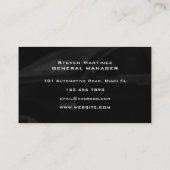 Logo-stijlsnelheidsmeter Visitekaartje (Achterkant)