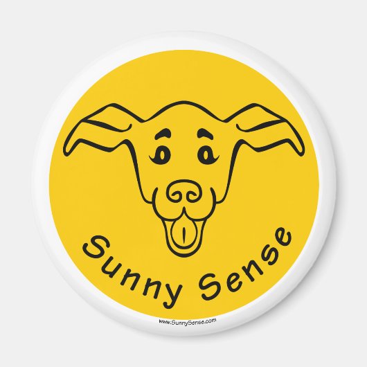 Logo Sunny Sense avec magnets de chiens (Devant)