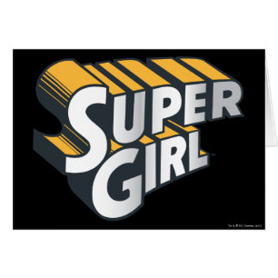 Logo Supergirl Silver et Orange