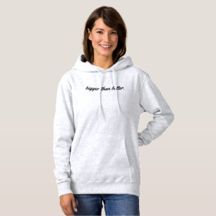 Logo surdimensionné de sweat - shirt à capuche d