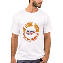 Logo T-Shirt Classic Woody Rental Car Company
