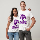 Logo T-Shirt de Clovis Wildcats (Unisexe)