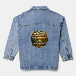 logo T-shirt Denim Jacket