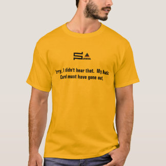 logo t-shirt geluidskaart voor computersysadmin