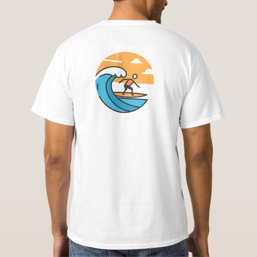 Logo T-shirt surf (Dos)
