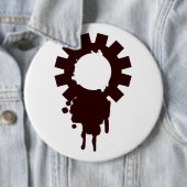 Logo tandwielen ronde button 6,0 cm (In situ)