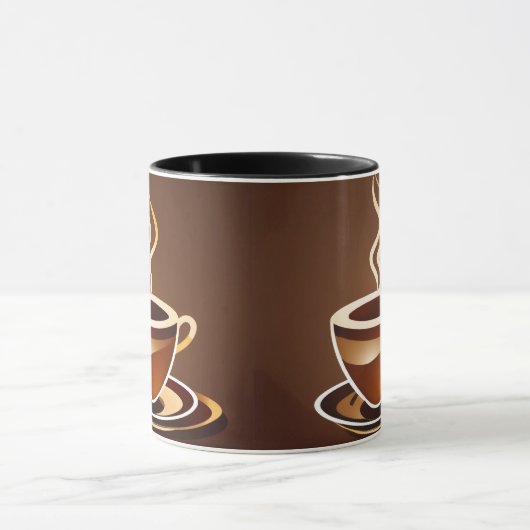 Logo tasse à café vectoriel (Centre)