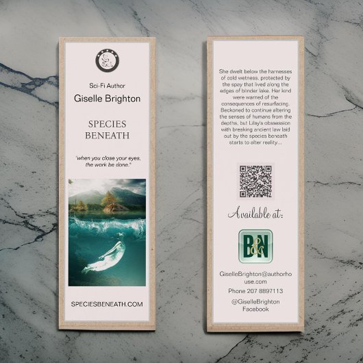 Logo Taupe Auteur Matériel promotionnel Signets