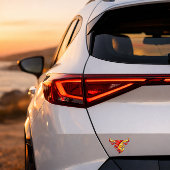 Logo taureau comme autocollant pour voiture transp