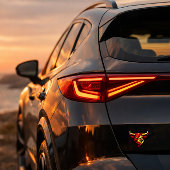 Logo taureau comme autocollant pour voiture transp