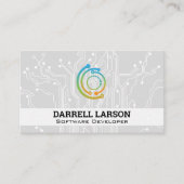 Logo technique | Arrière - plan de carte mère (Devant)