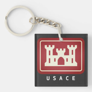 Logo & tekst GEBRUIKEN Sleutelhanger