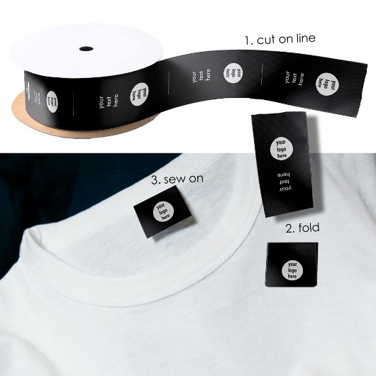 Logo & Tekst Kledinglabels Naai op Naailabel Lint