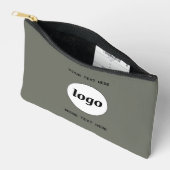 Logo Tekst Zakelijke Promotie Branding Groen Etui (Open)