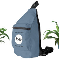 Logo Tekst Zakelijke Promotionele Branding Blauw