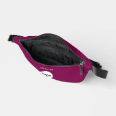 Logo Text Promotional Business Branding Magenta Heuptasje (Open)