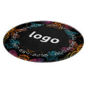LOGO & TEXTE | Planche à découper en verre Abeille (Coin)
