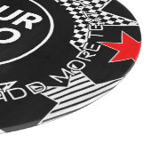 LOGO & TEXTE | Planche à découper en verre étoiles (Coin)