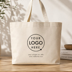 Logo Tote Tas Zakelijke Gebrandmerkte Boodschapp