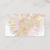 logo tournesol merci carte de visite (Dos)